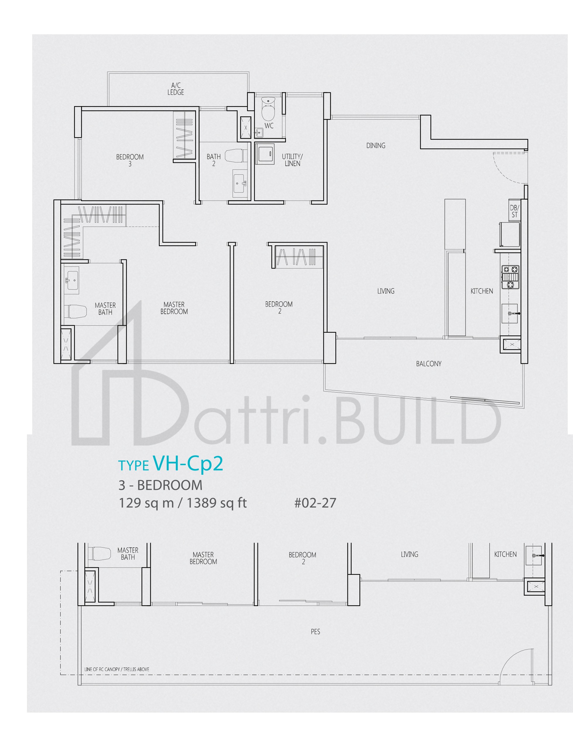 Q BAY RESIDENCES VH-Cp2 floorplan (watermarked)