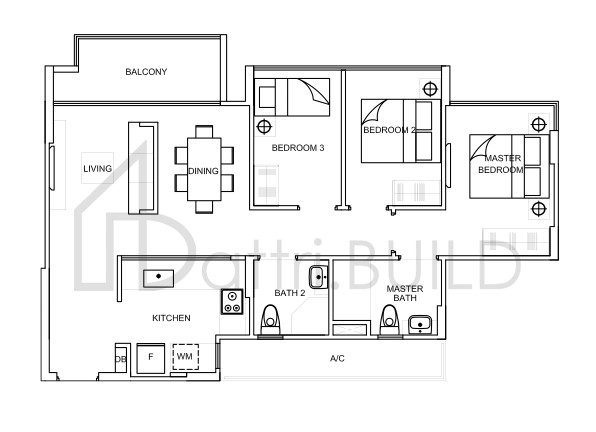 LA FIESTA C2 floorplan (watermarked)
