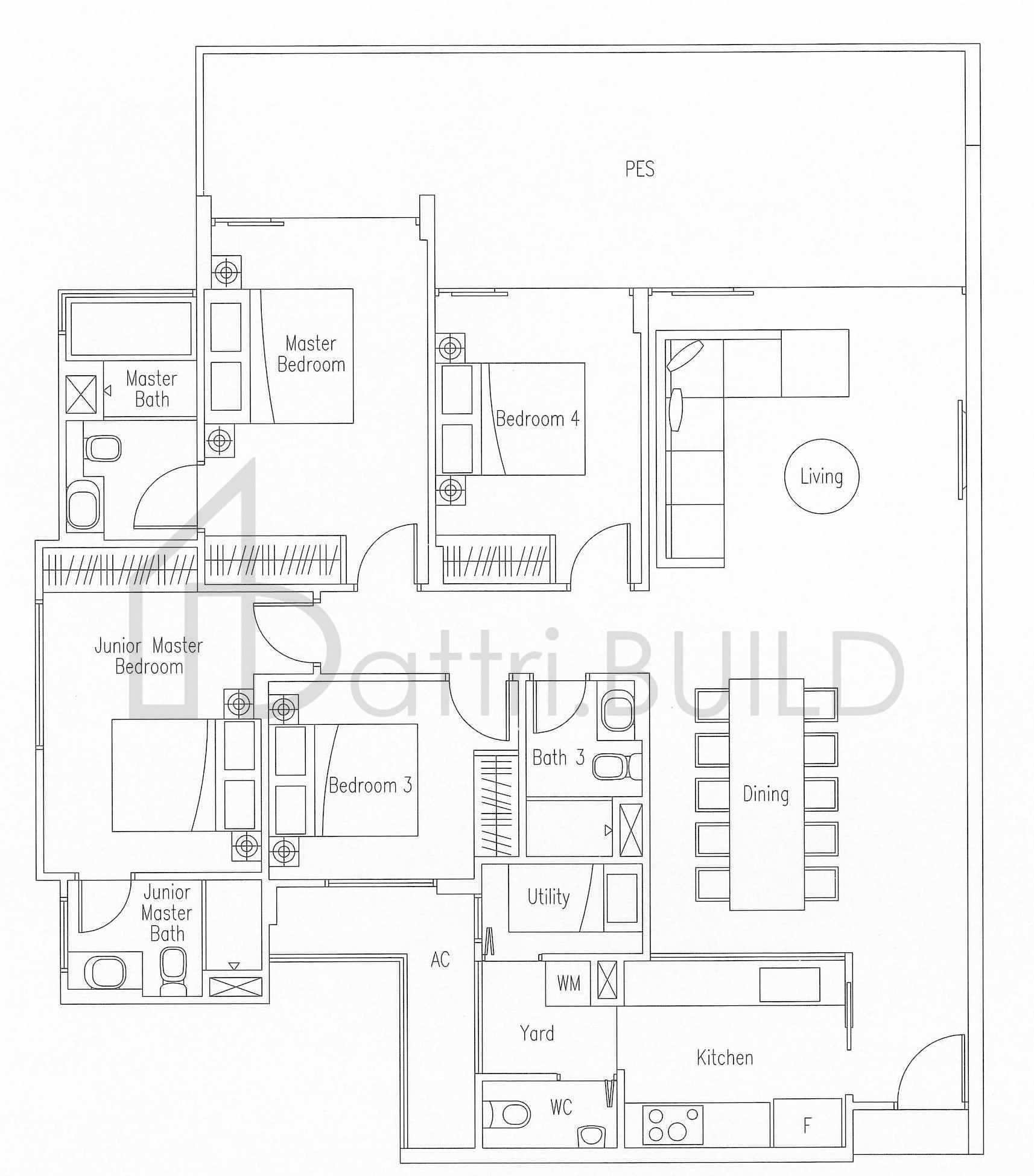 WATERSCAPE AT CAVENAGH D-G1 floorplan (watermarked)