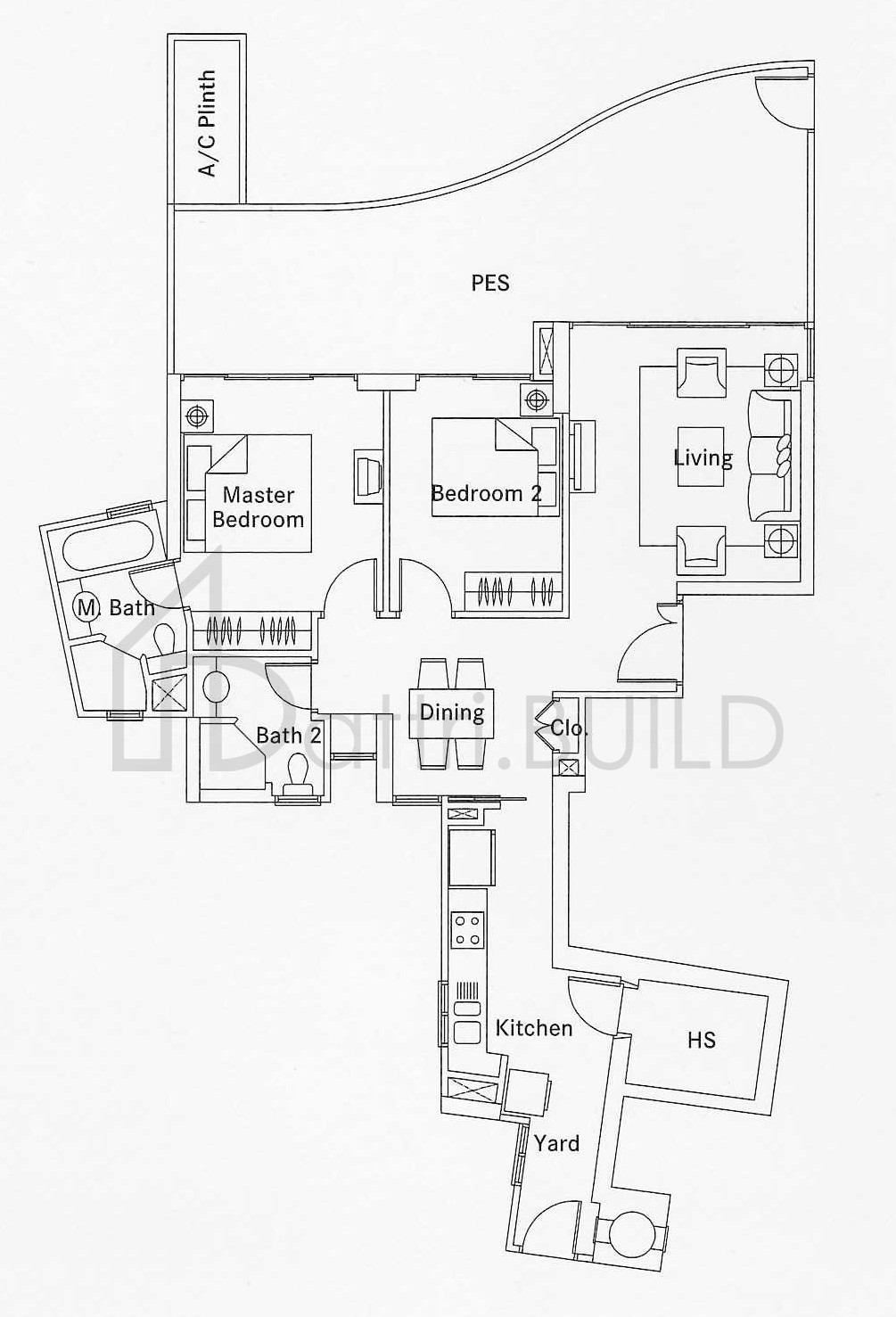 THE BELVEDERE A1g floorplan (watermarked)