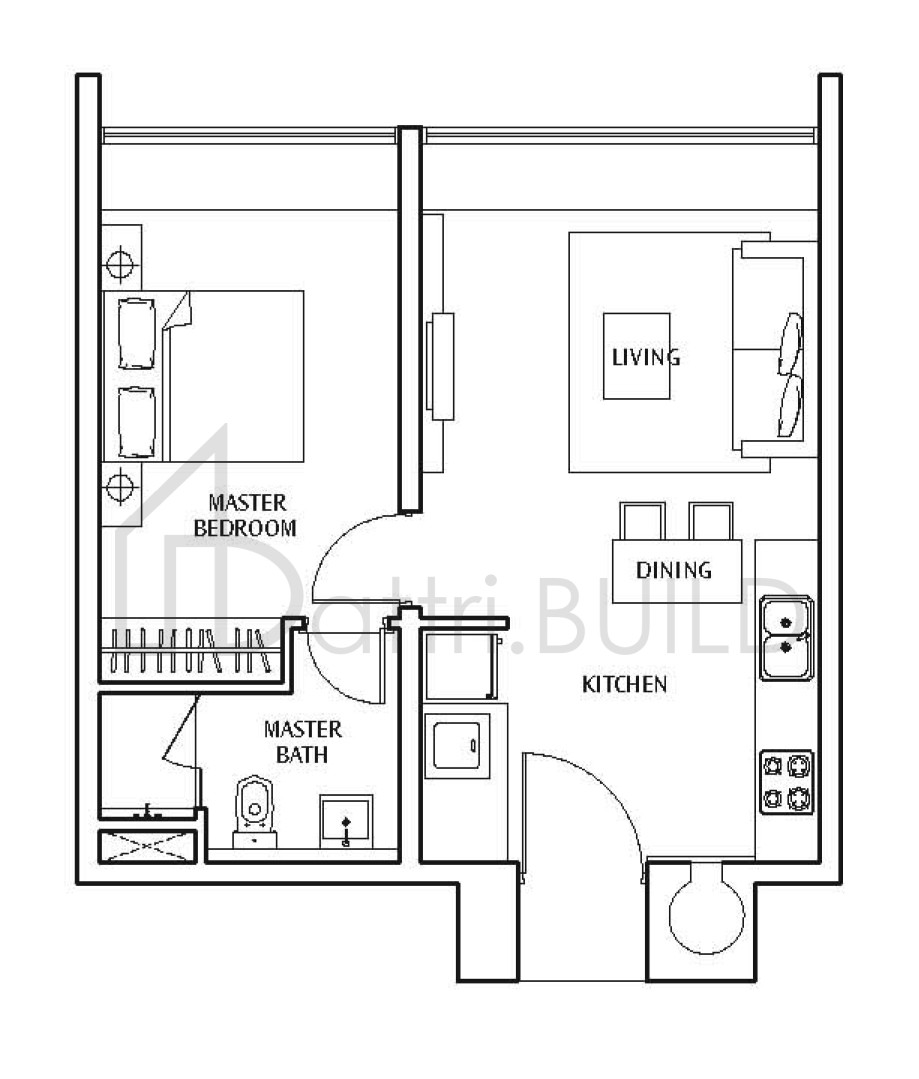 THE SEA VIEW A floorplan (watermarked)