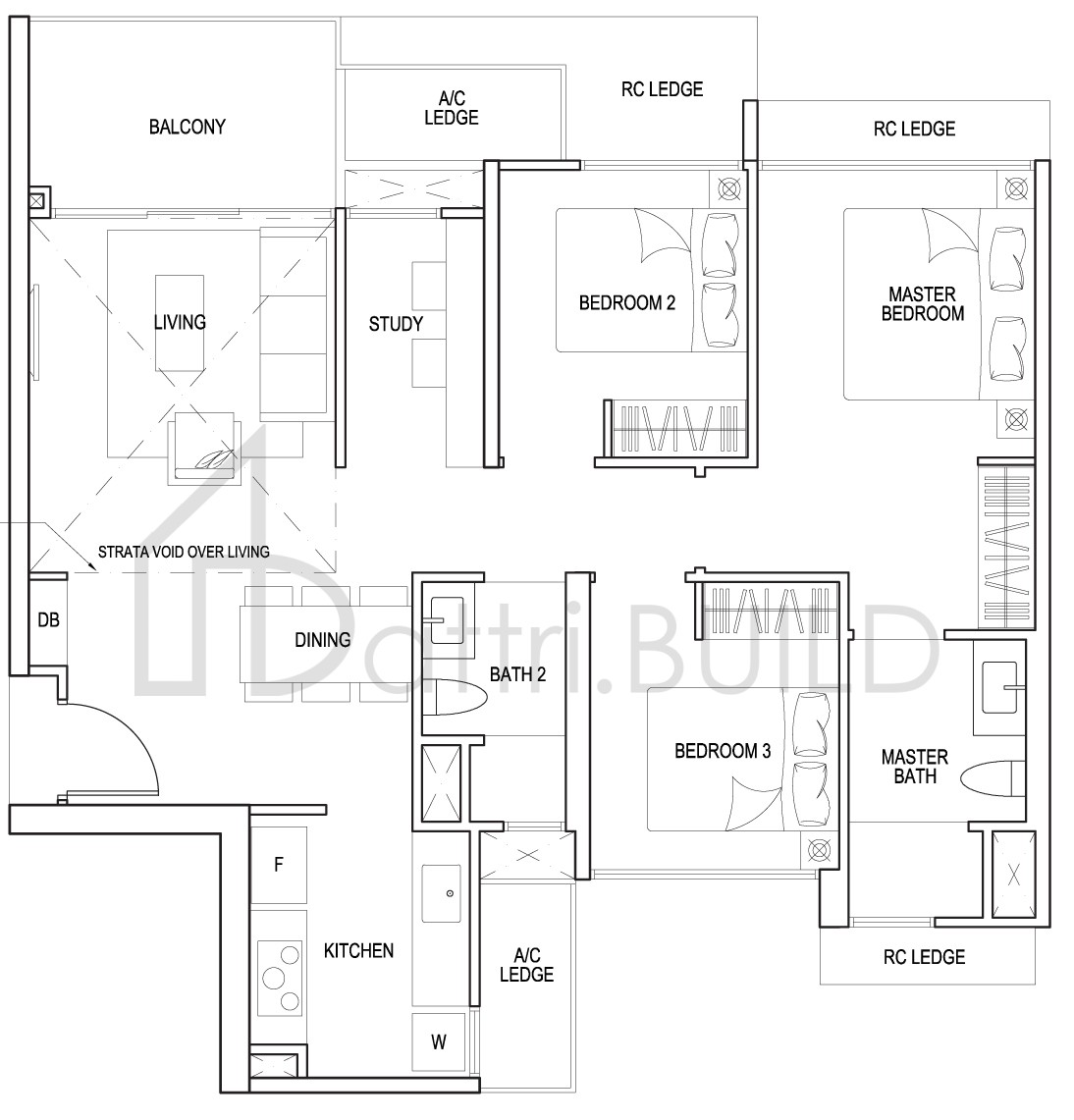 INZ RESIDENCE C3L floorplan (watermarked)