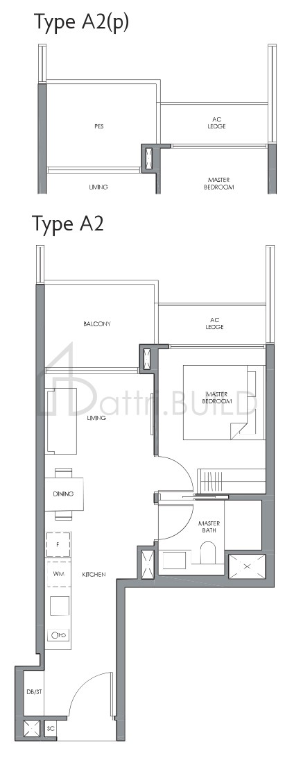 FOURTH AVENUE RESIDENCES A2p floorplan (watermarked)