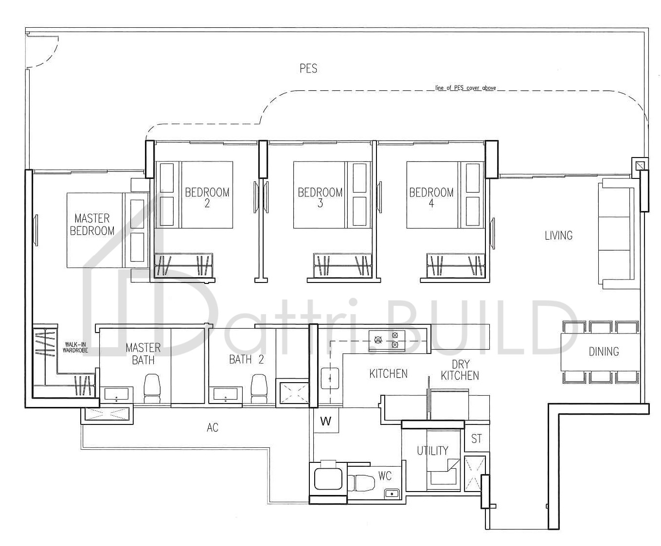 RIVERSOUND RESIDENCE D4p floorplan (watermarked)