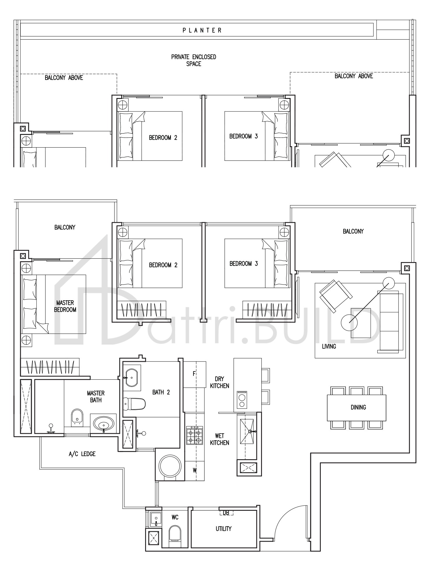 THE NAUTICAL C8(P) floorplan (watermarked)