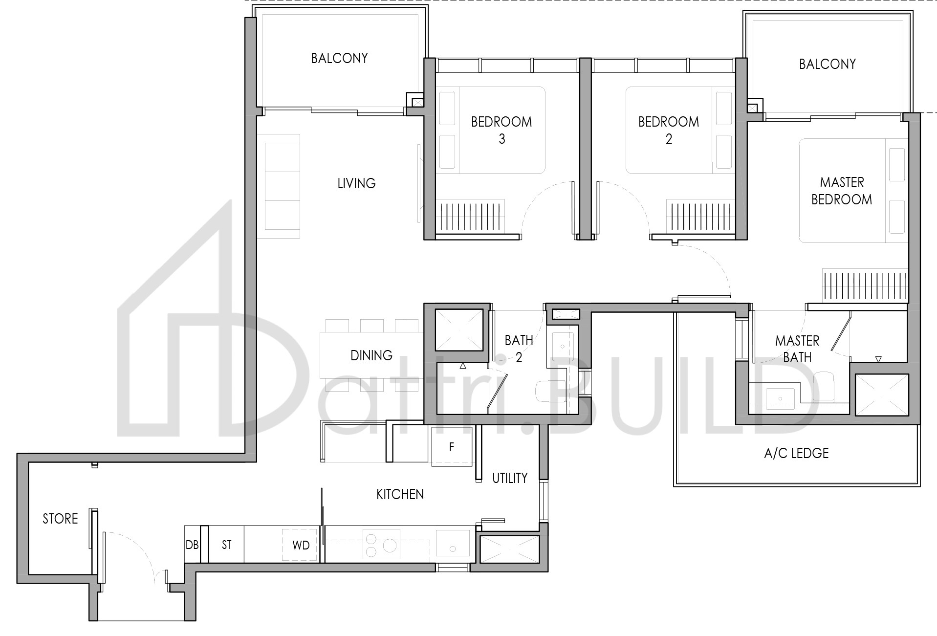 SENGKANG GRAND RESIDENCES C4P floorplan (watermarked)