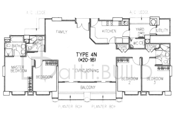 THE GARDENS AT BISHAN 4N floorplan (watermarked)