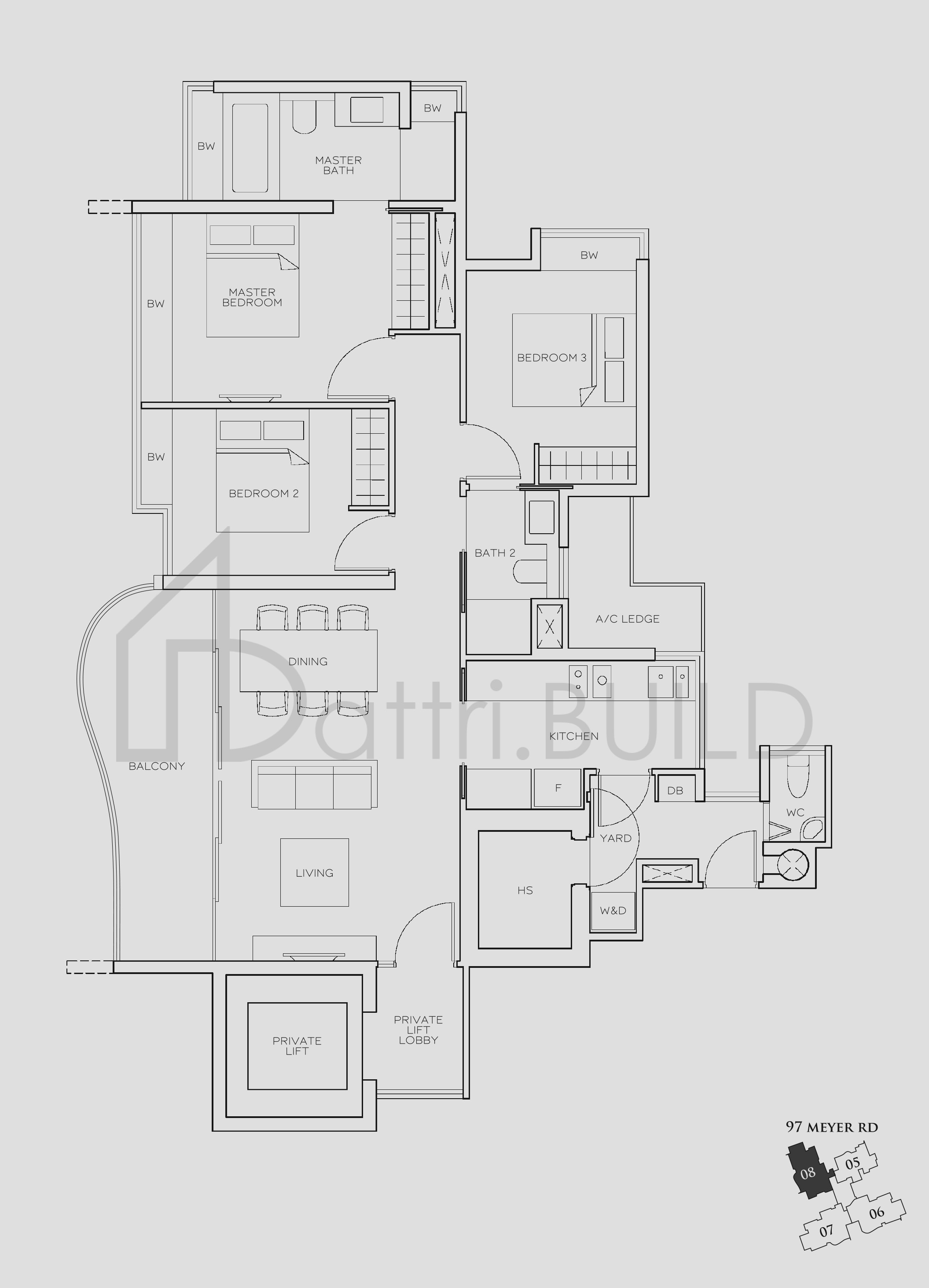 THE MEYERISE B3 floorplan (watermarked)