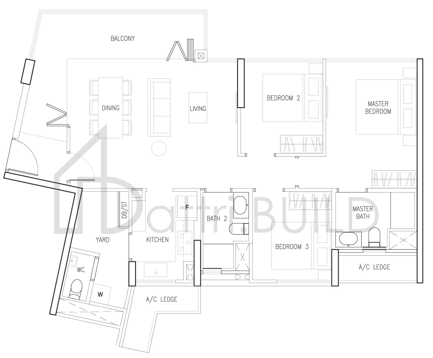 NORTHWAVE C5a/C5a(M) floorplan (watermarked)