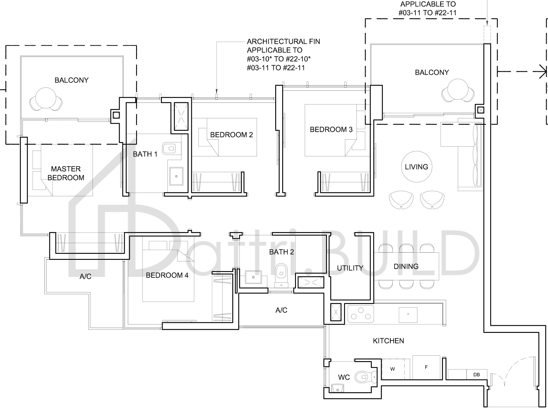 HIGH PARK RESIDENCES 4C1 floorplan (watermarked)