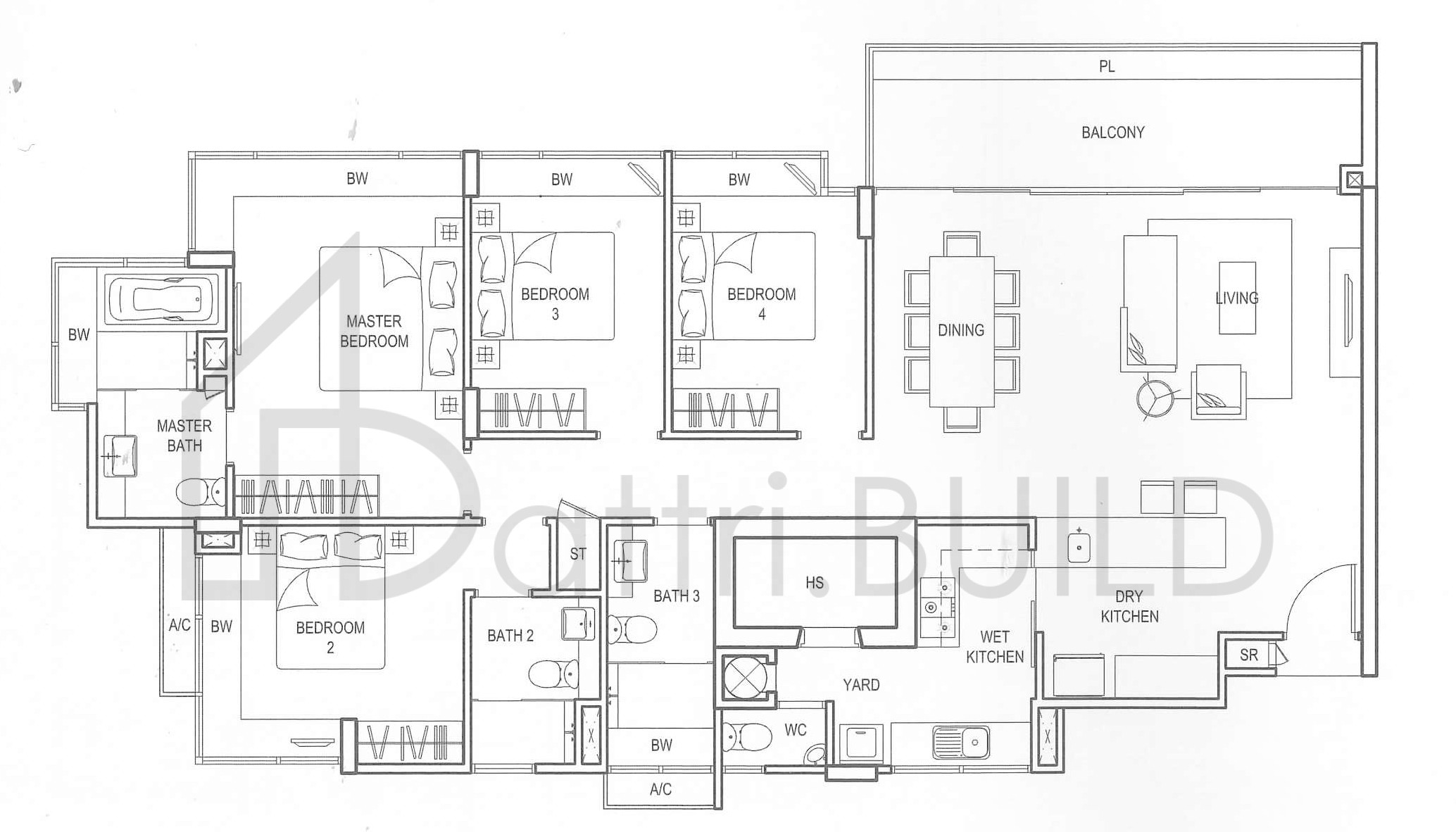 CLEMENTIWOODS CONDOMINIUM D2 floorplan (watermarked)