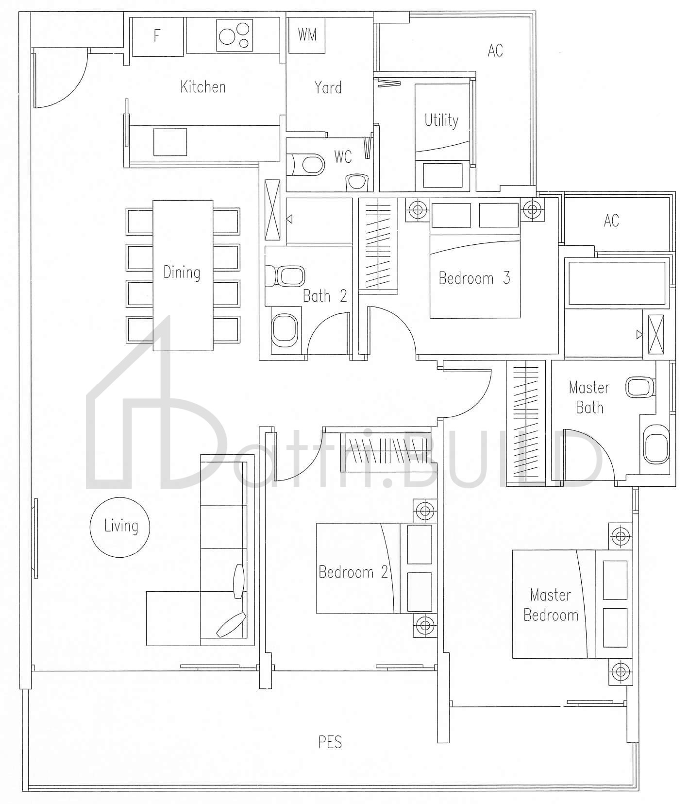 WATERSCAPE AT CAVENAGH C-G4 floorplan (watermarked)