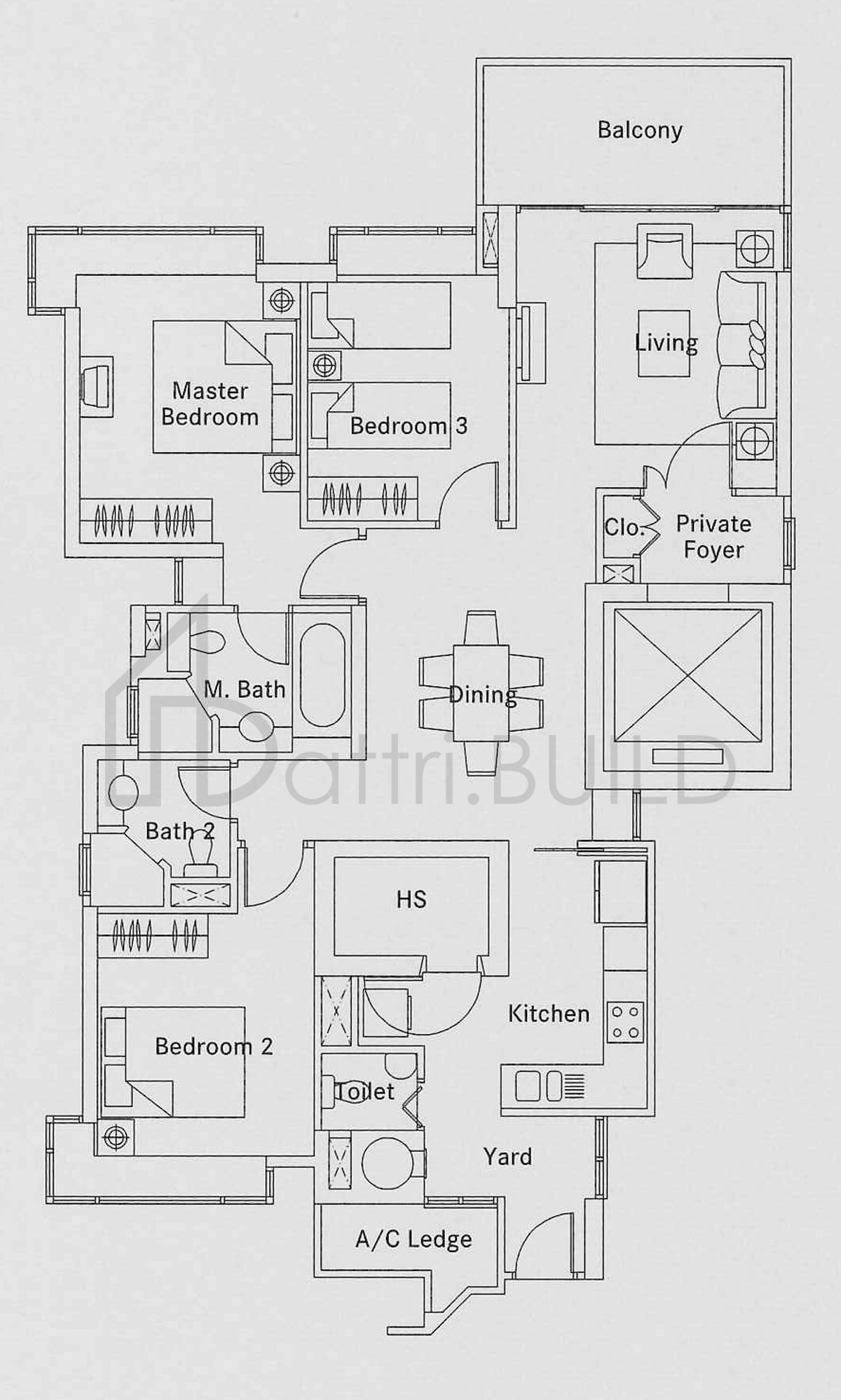 THE BELVEDERE B5 floorplan (watermarked)
