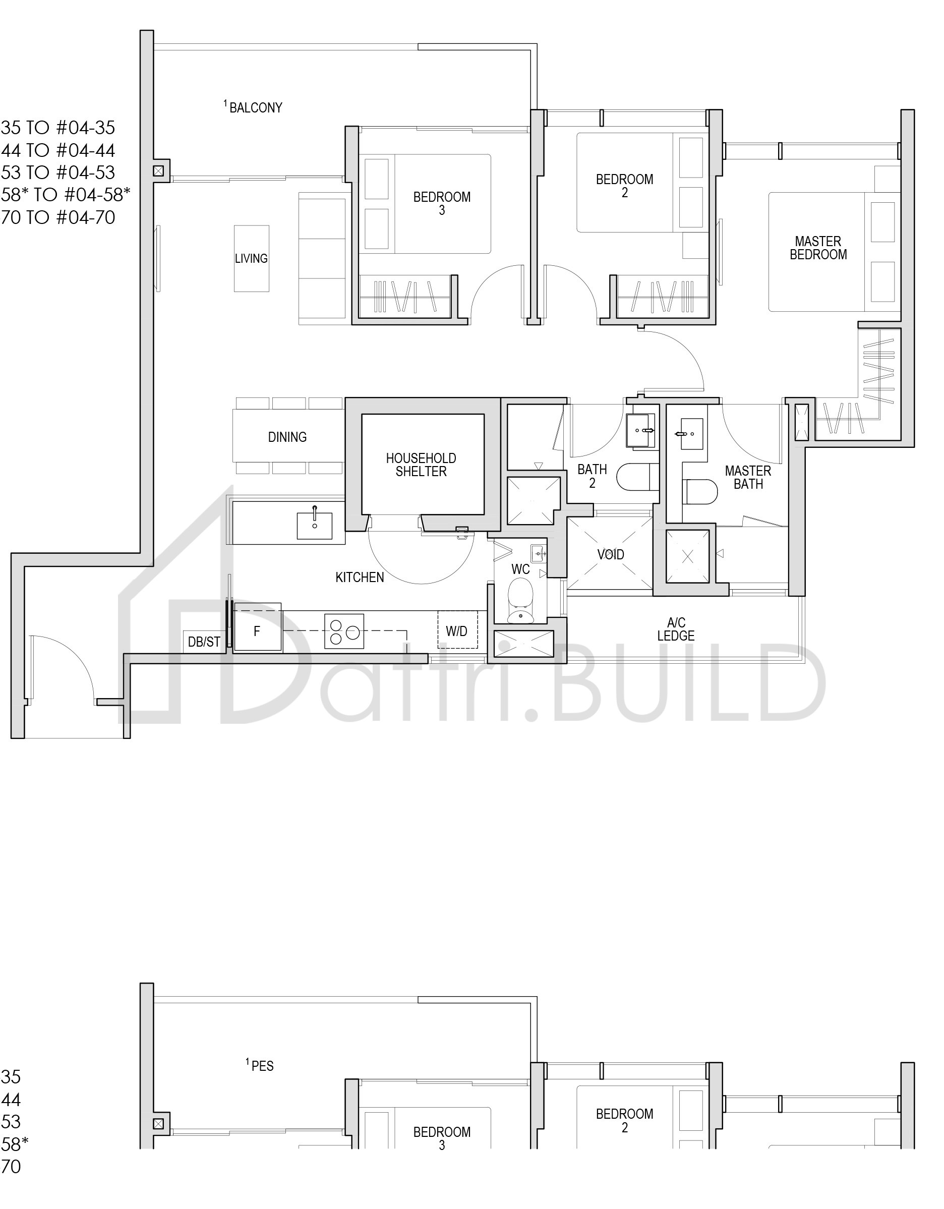 KENT RIDGE HILL RESIDENCES CP1 floorplan (watermarked)