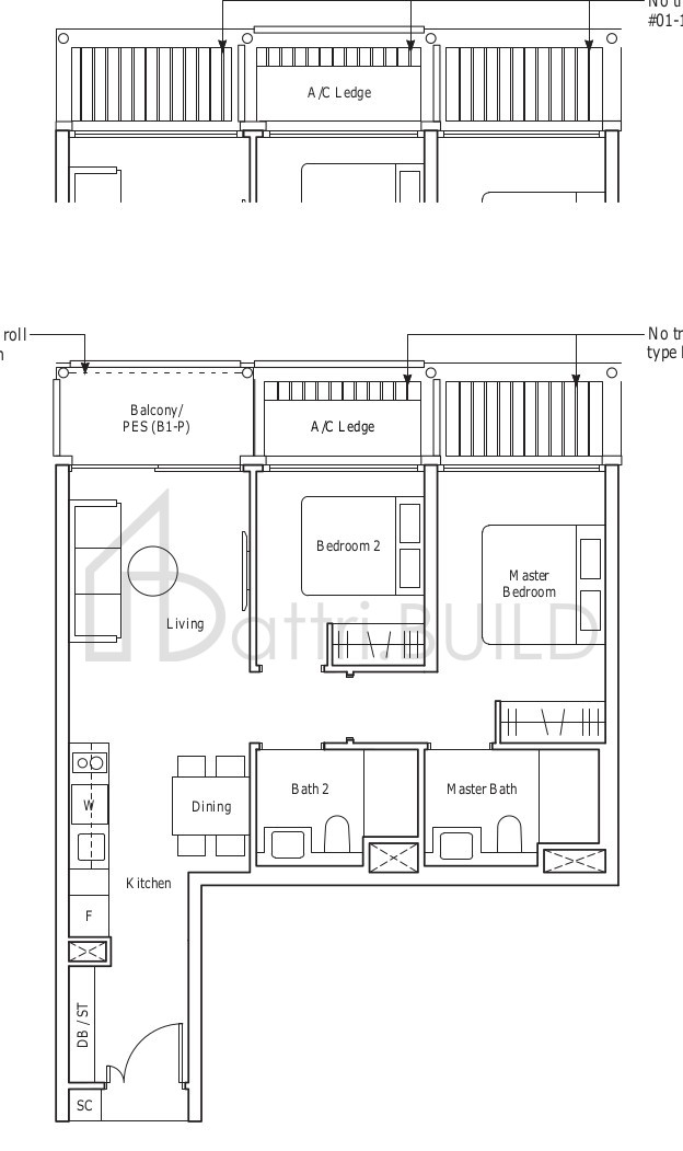 THE REEF AT KING'S DOCK B1 floorplan (watermarked)