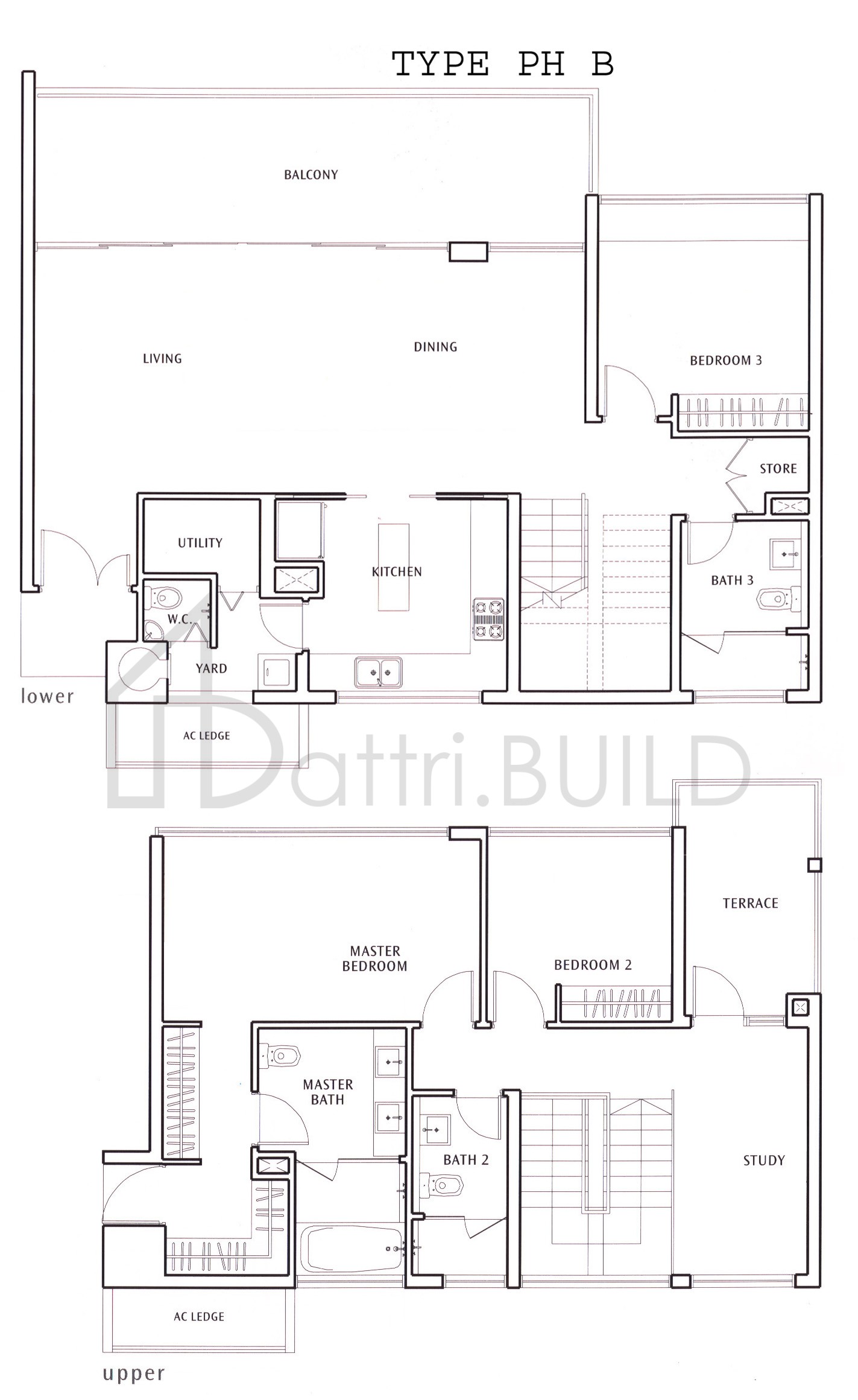 THE SEA VIEW PHB floorplan (watermarked)