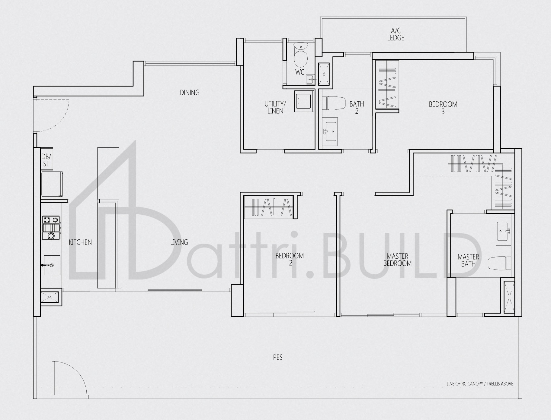 Q BAY RESIDENCES VH-Cap floorplan (watermarked)