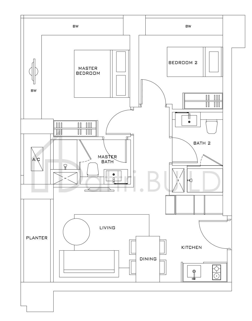 SKYSUITES@ANSON B2 floorplan (watermarked)