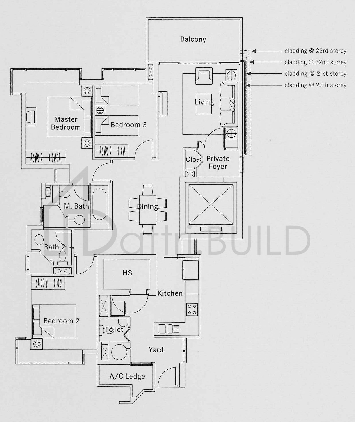 THE BELVEDERE B5a floorplan (watermarked)