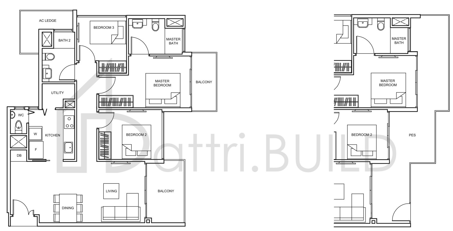 THE GLADES C7-P floorplan (watermarked)
