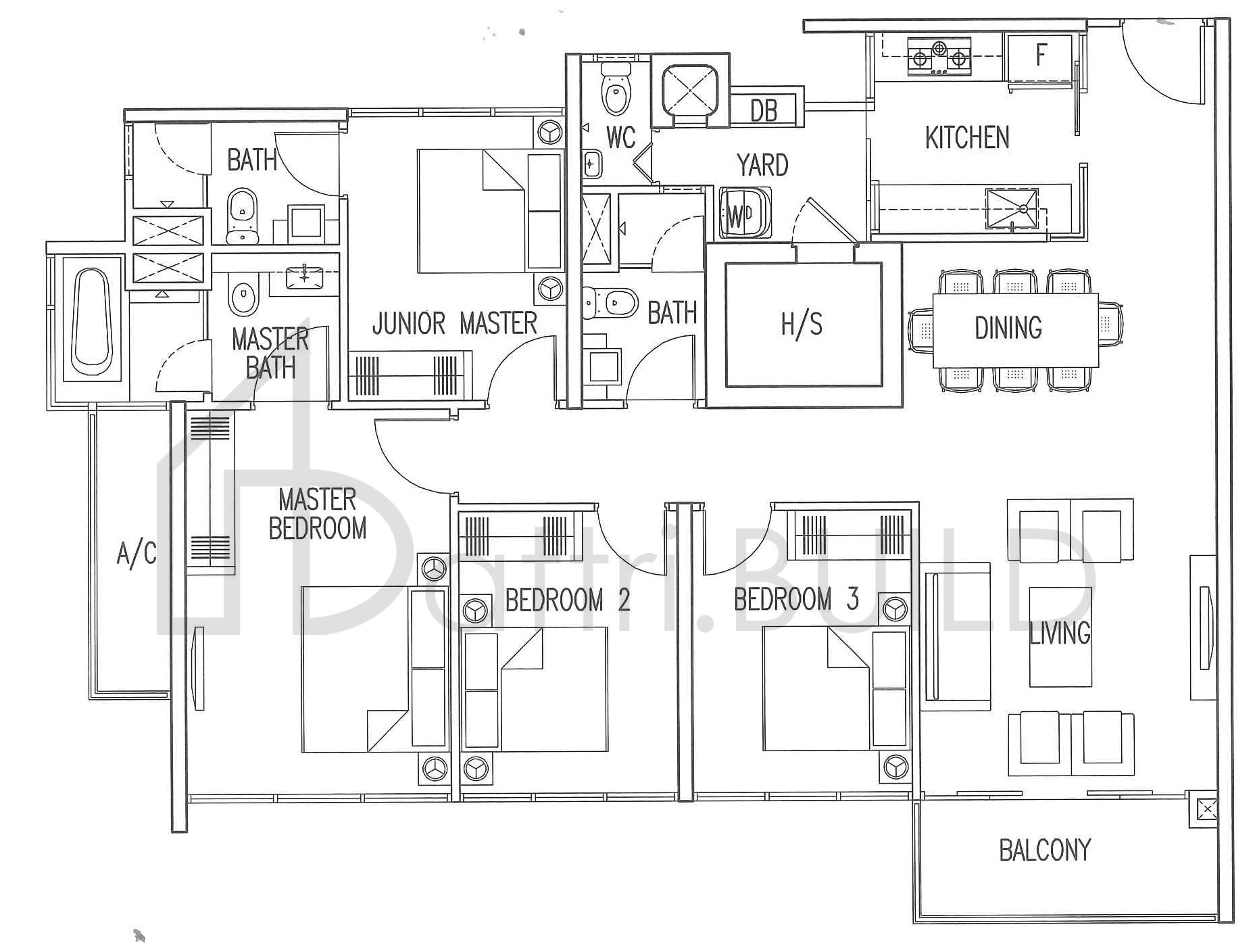 MY MANHATTAN D2 floorplan (watermarked)
