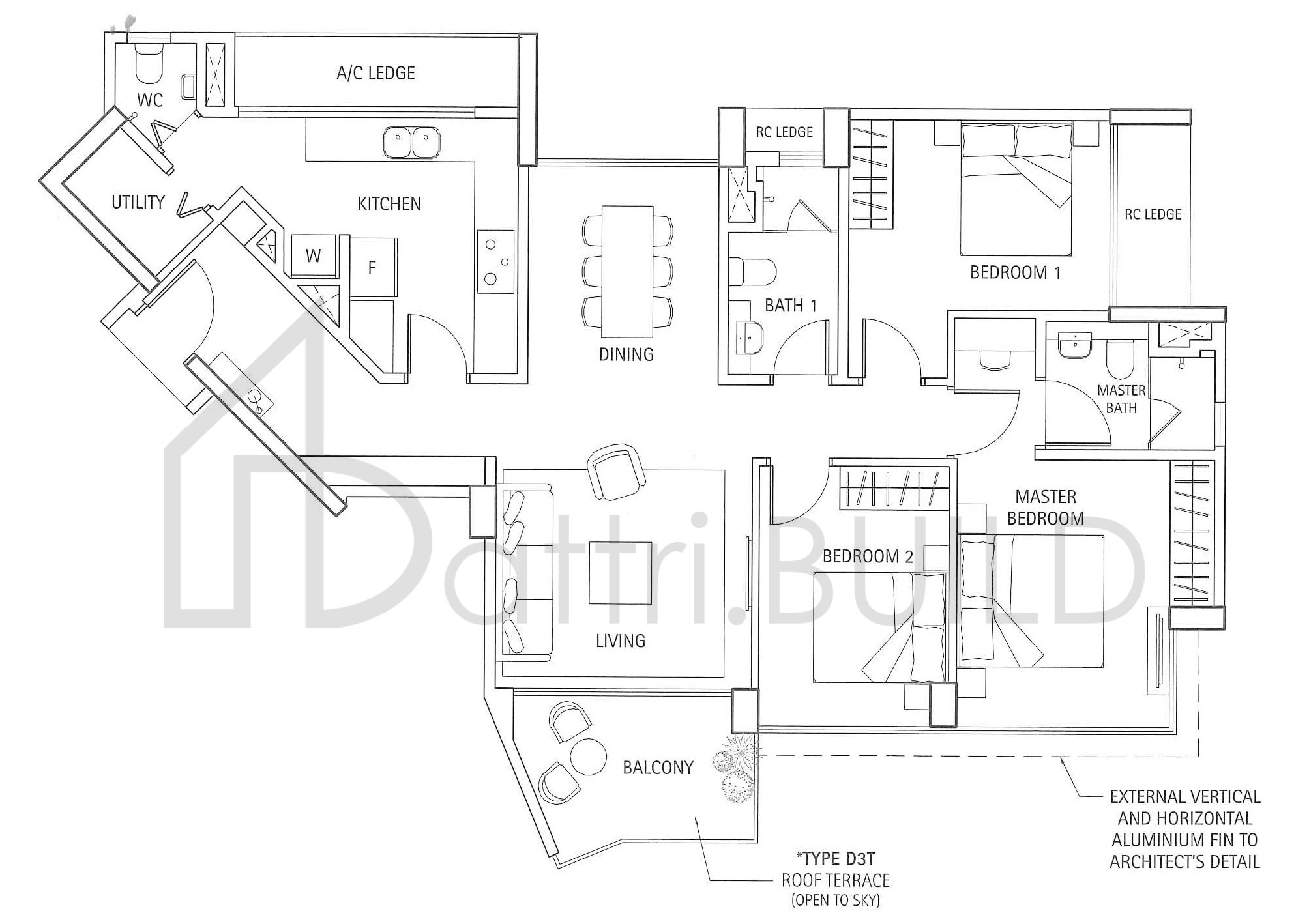 WATERBANK AT DAKOTA D3 floorplan (watermarked)