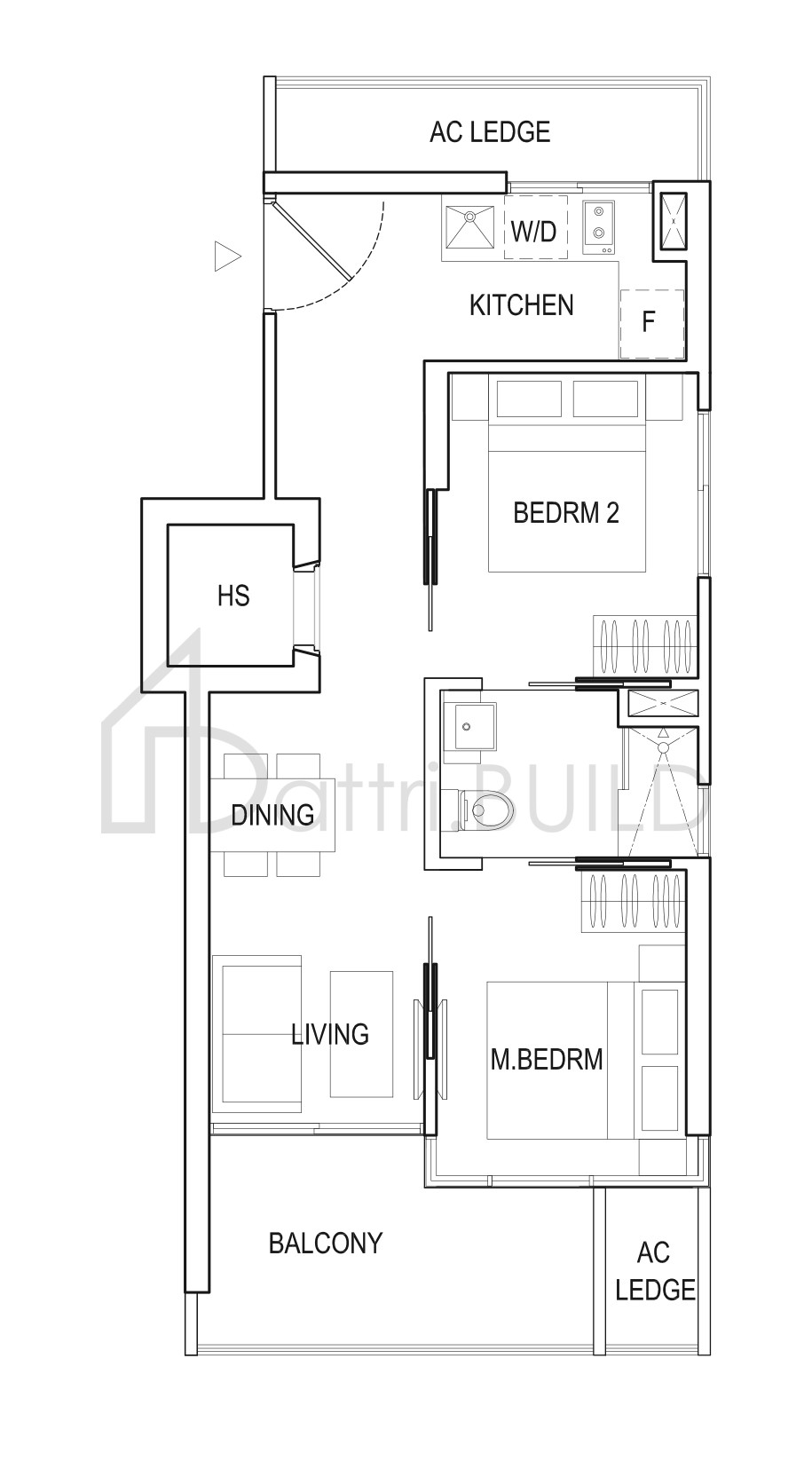 ROBINSON SUITES B2 floorplan (watermarked)