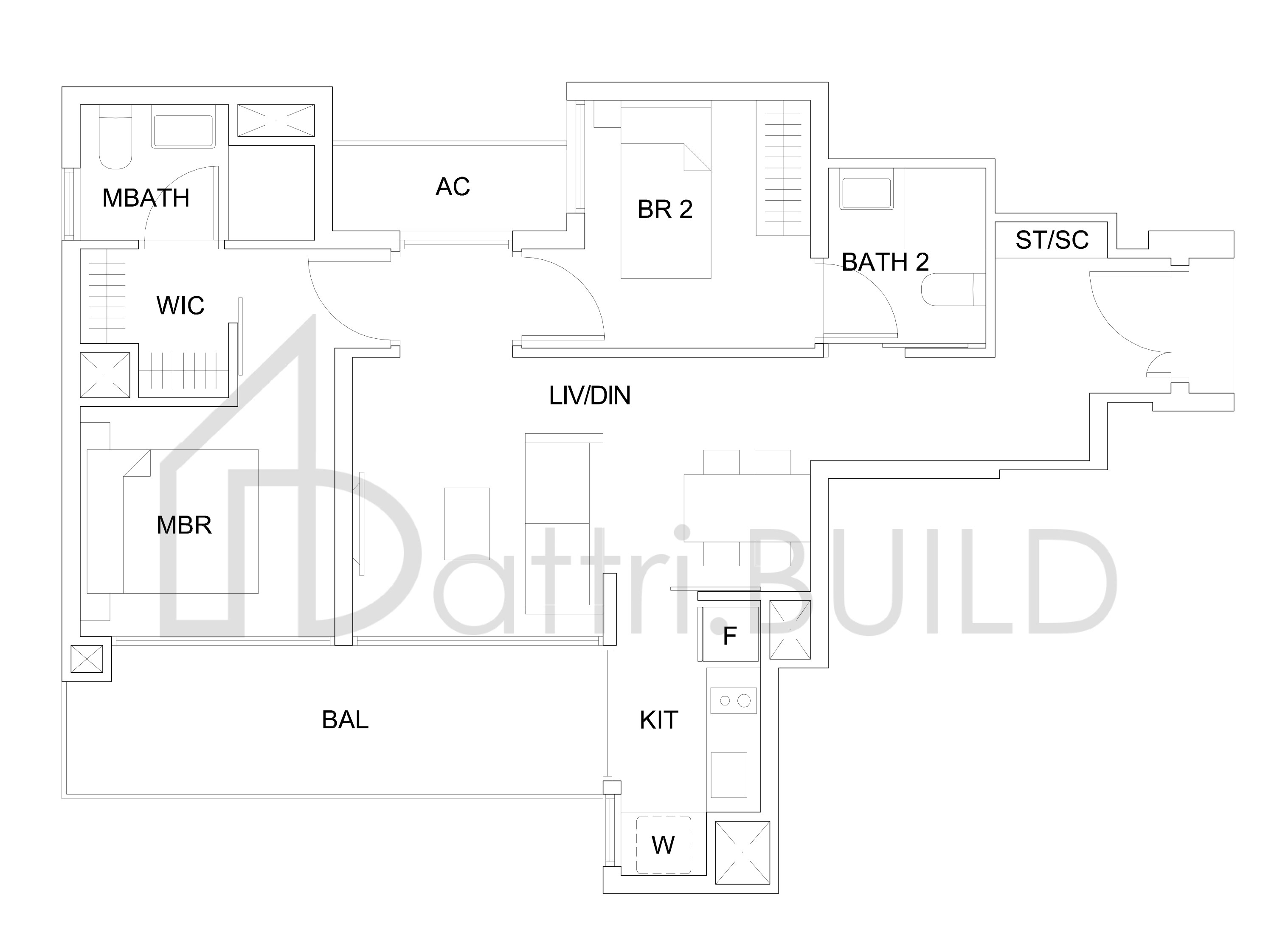 SKY VUE B2c2(2-br Suite) floorplan (watermarked)