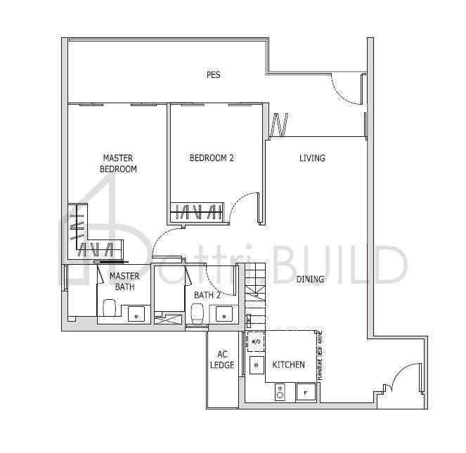 MON JERVOIS B2P floorplan (watermarked)