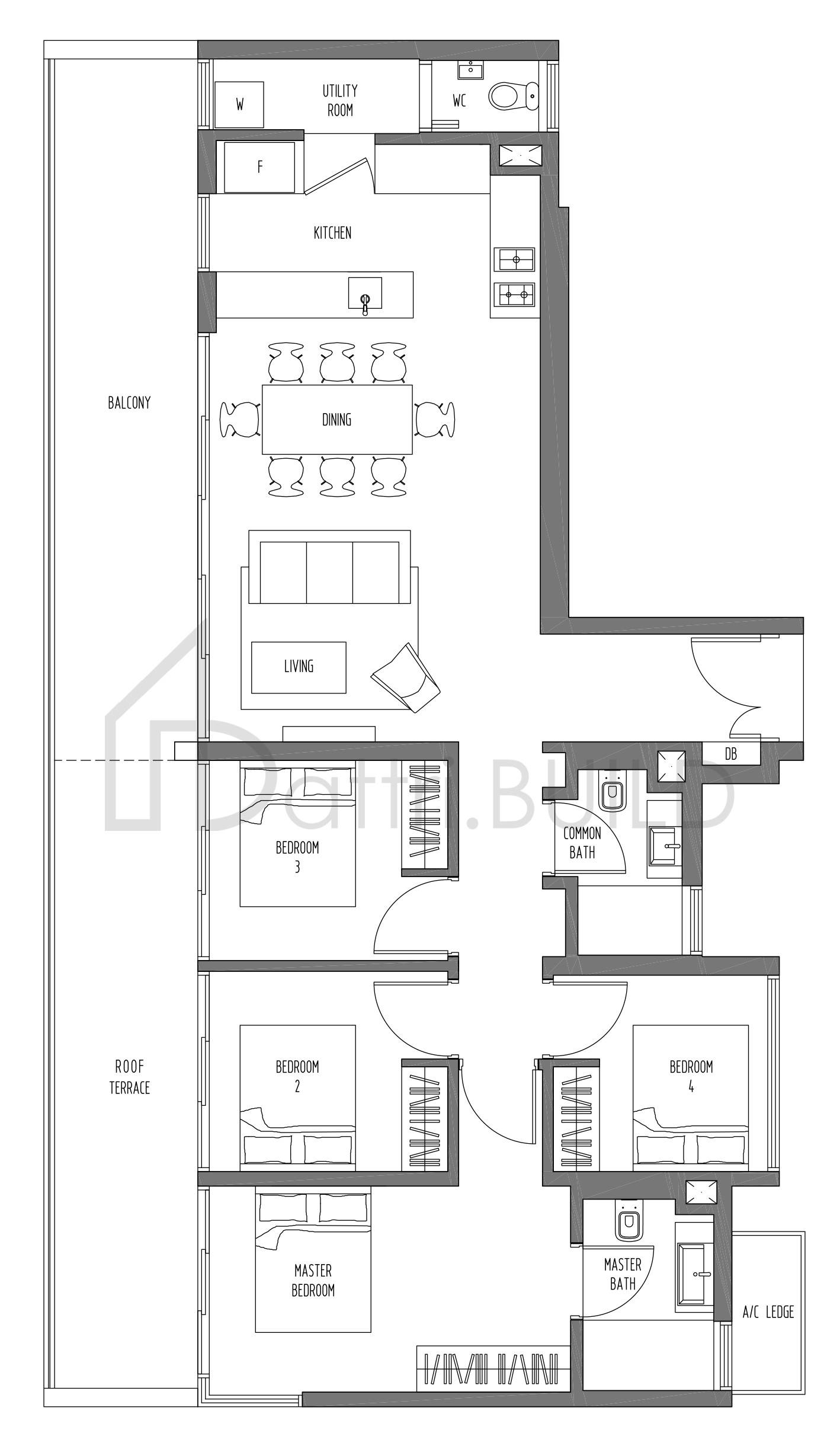 SENNETT RESIDENCE D2a floorplan (watermarked)