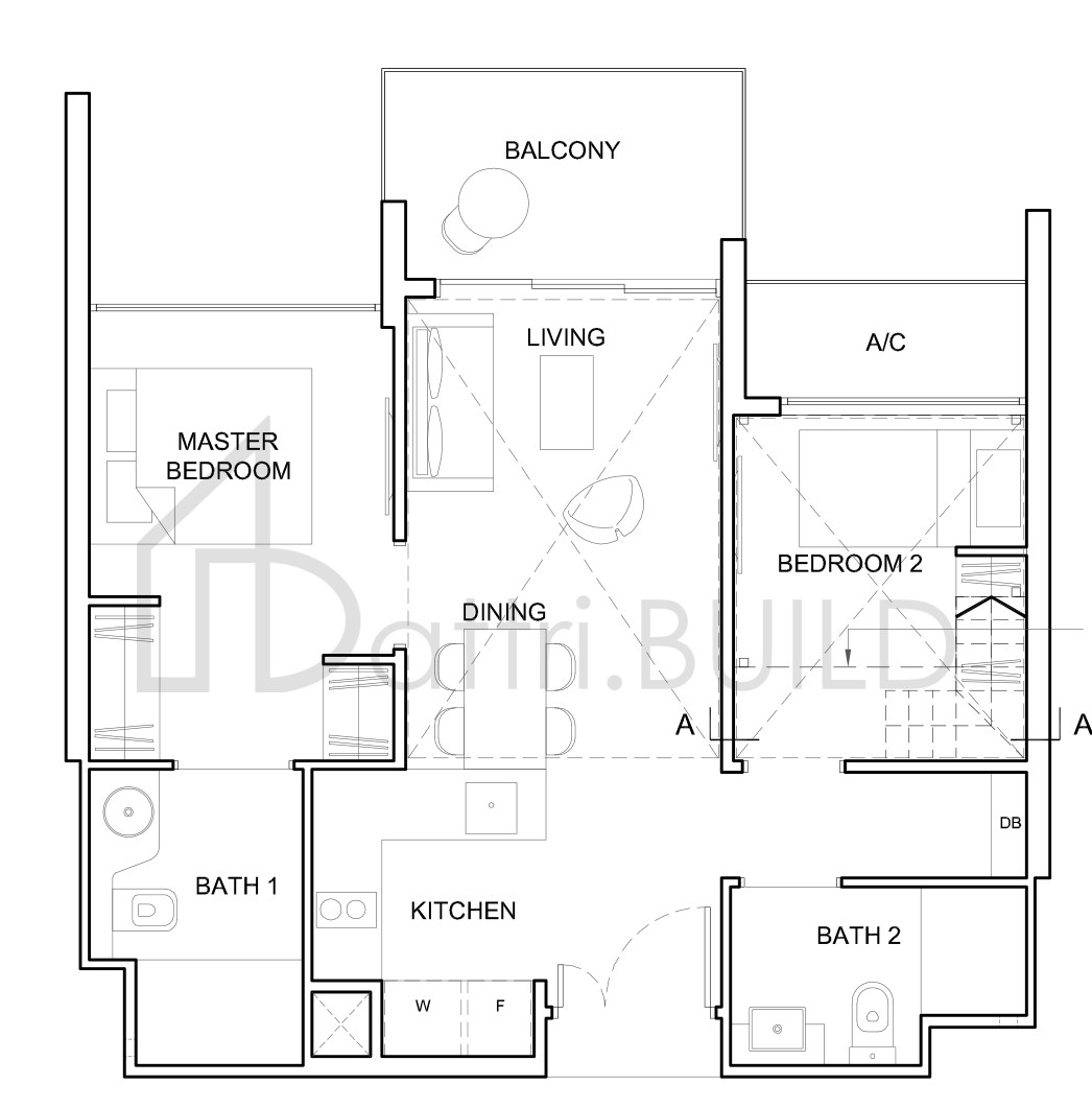 HIGH PARK RESIDENCES 2D5-PH floorplan (watermarked)