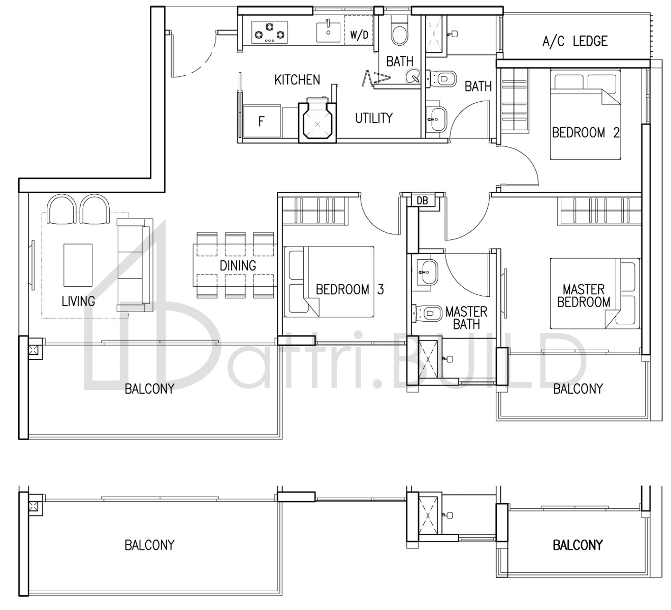 THE SKYWOODS 3 S1 Bk floorplan (watermarked)