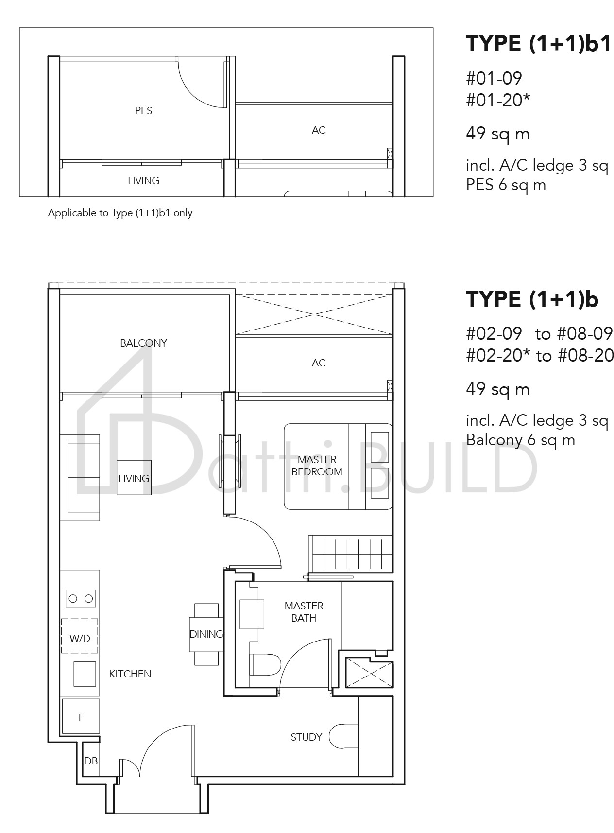 THE JOVELL (1+1)b floorplan (watermarked)