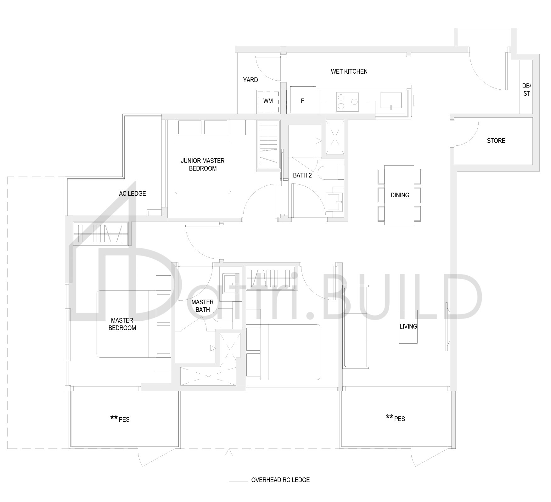 THE VERANDAH RESIDENCES C5P floorplan (watermarked)