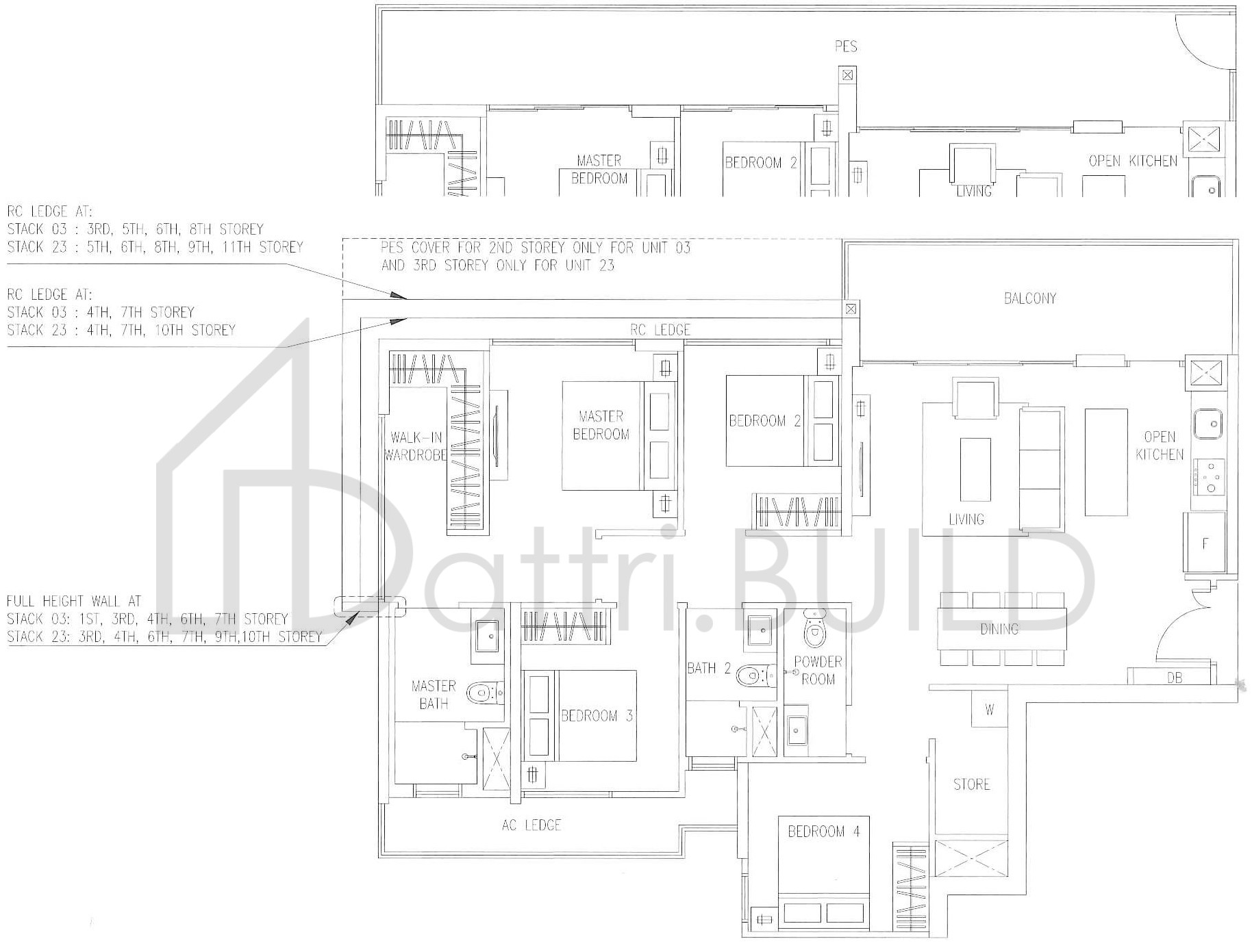 THE VISIONAIRE D2P floorplan (watermarked)