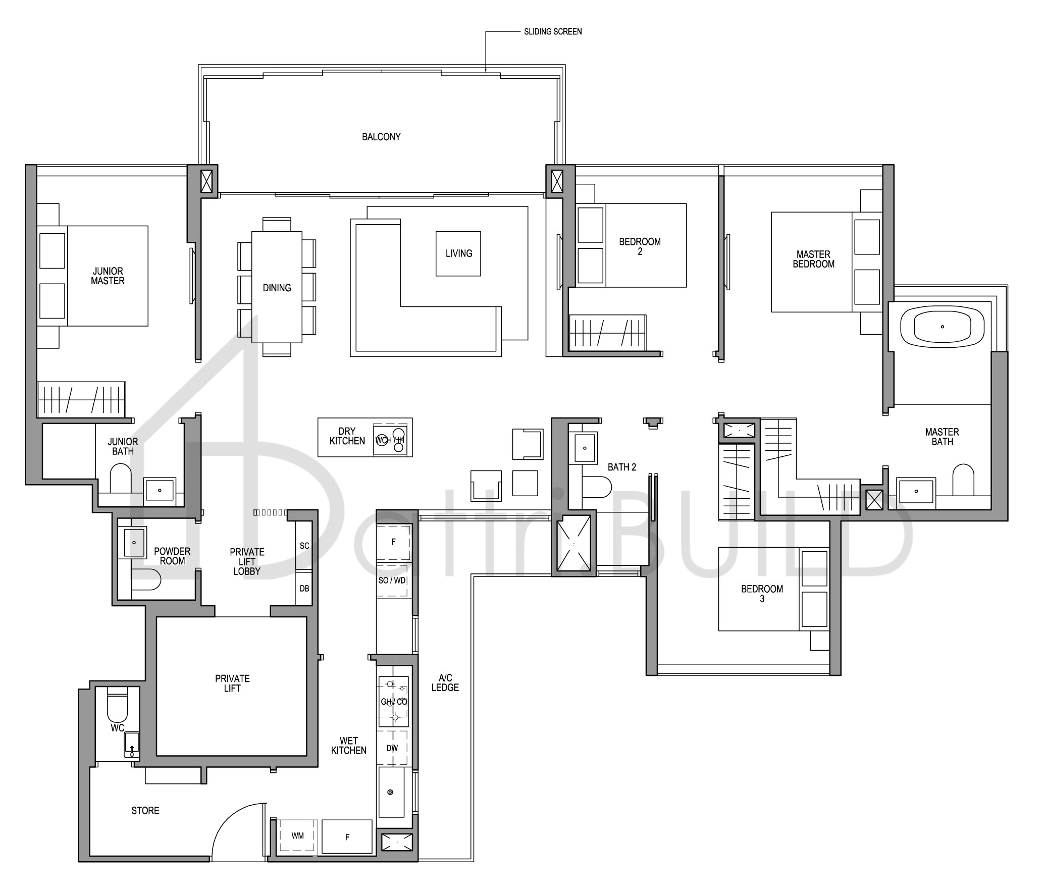MARTIN MODERN D1-R(PL) floorplan (watermarked)