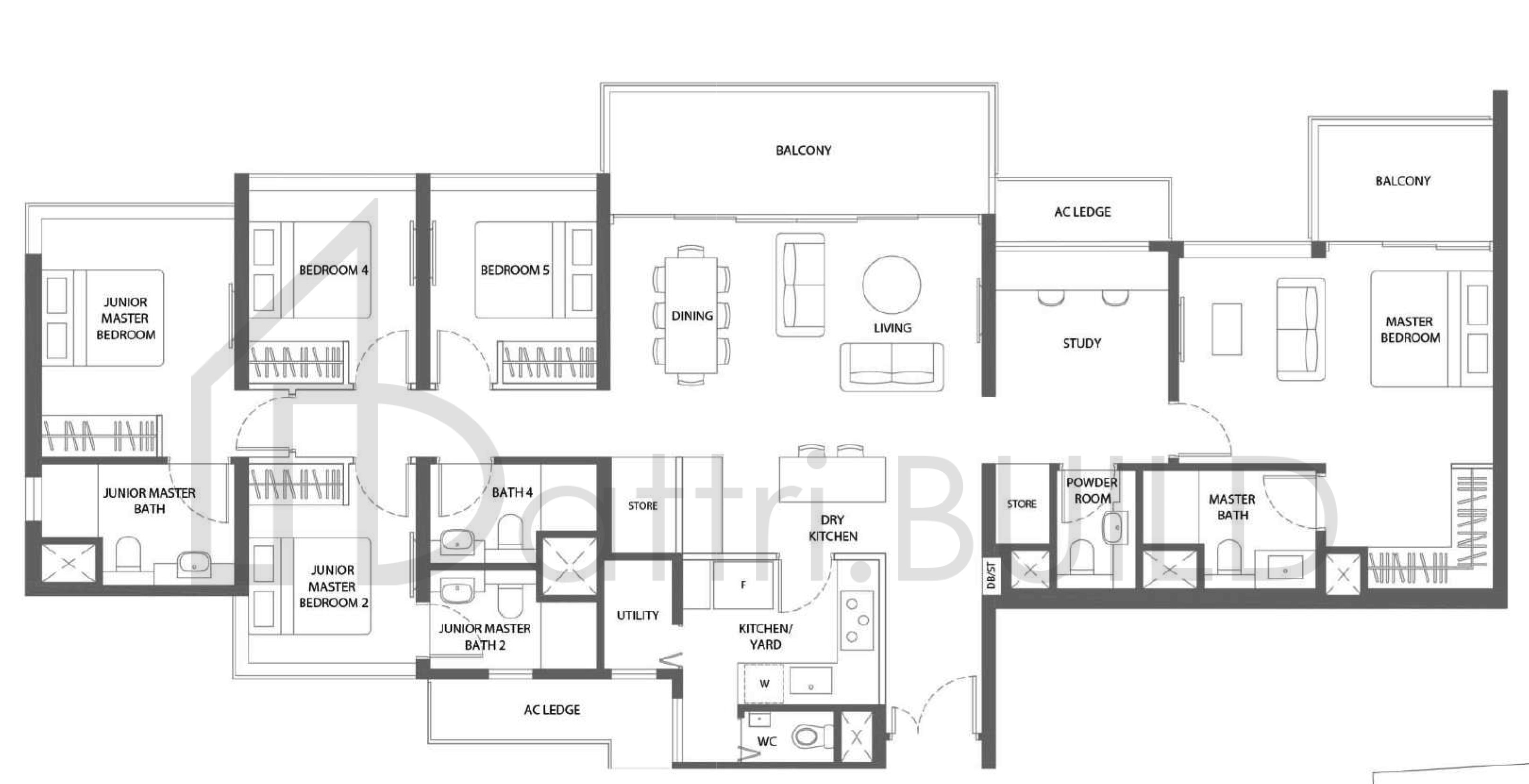 TWIN VEW PH1 floorplan (watermarked)