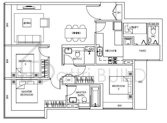 WILKIE STUDIO C2 floorplan (watermarked)
