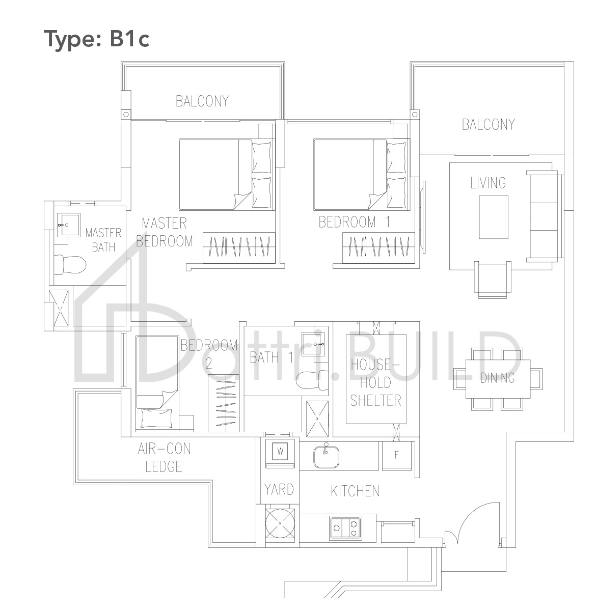WATERCOLOURS B1c floorplan (watermarked)