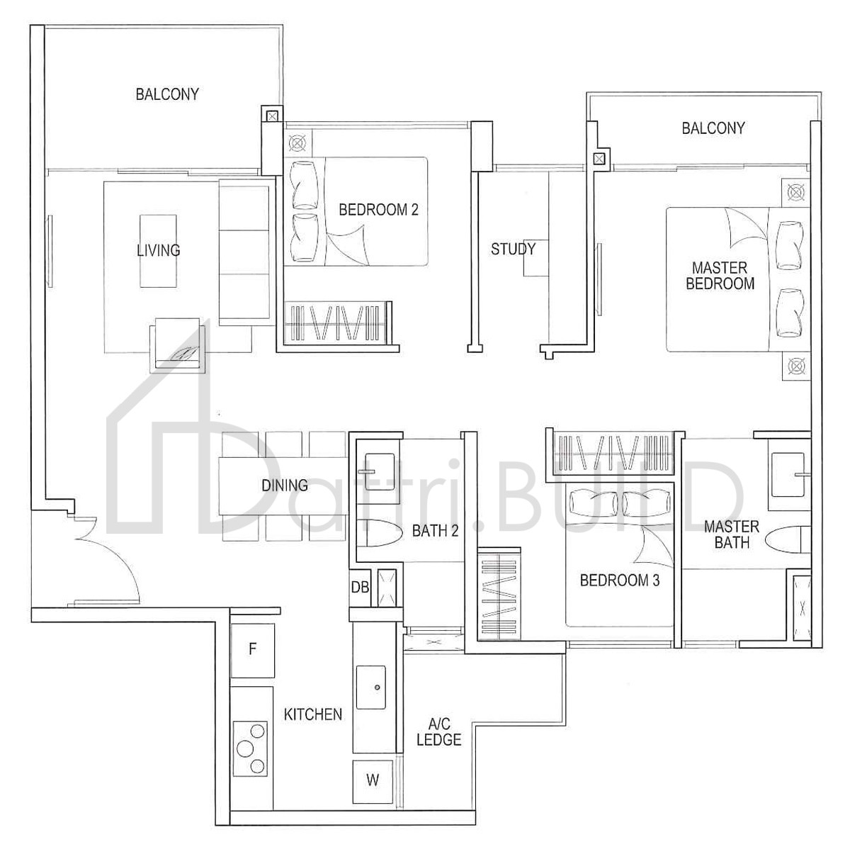 BELLEWOODS C1A floorplan (watermarked)