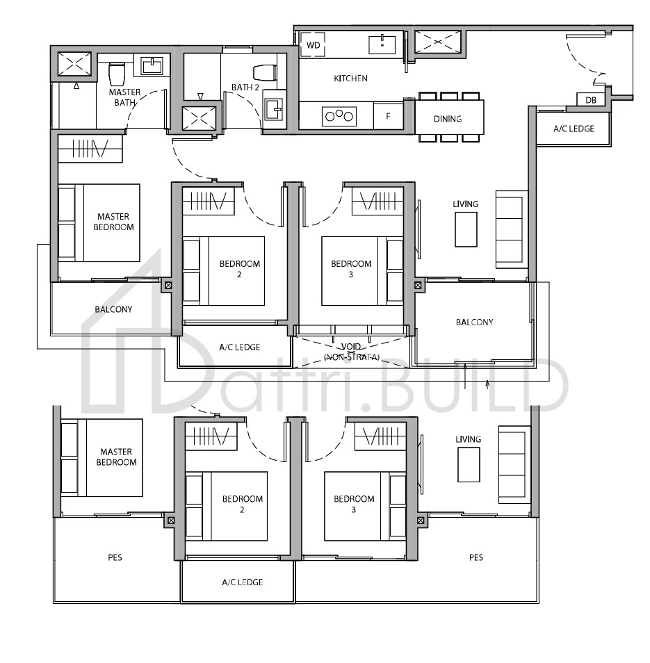 DAIRY FARM RESIDENCES 3A2-G floorplan (watermarked)