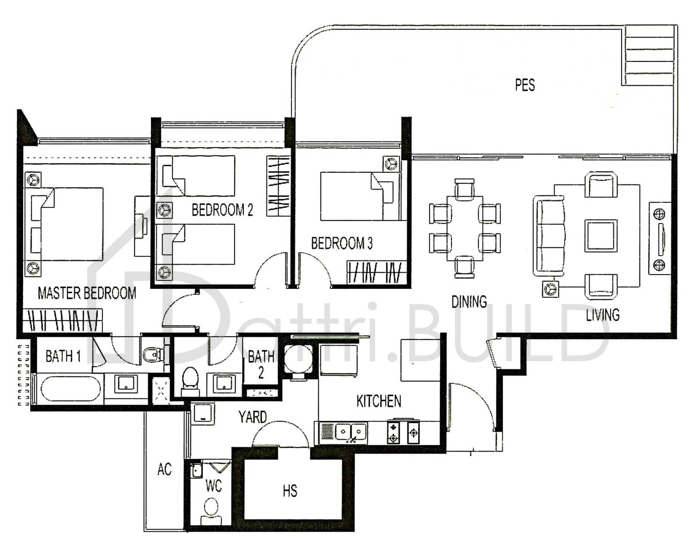 BELMOND GREEN C3p floorplan (watermarked)