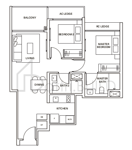 CLAVON BP1 floorplan (watermarked)