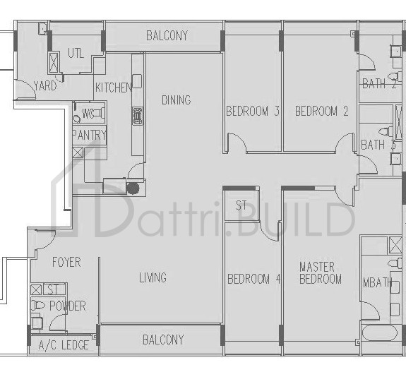 THE INTERLACE F3(293) floorplan (watermarked)