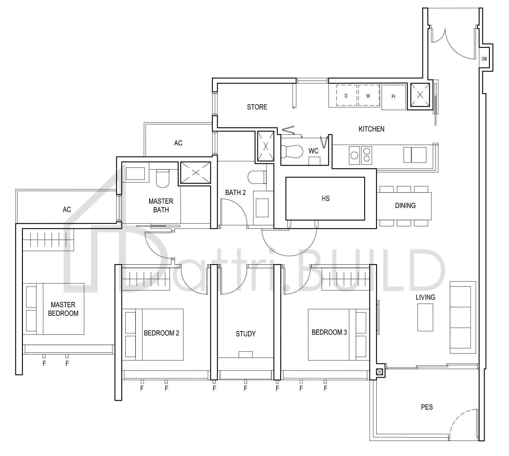 PENROSE (3+1)a1 floorplan (watermarked)