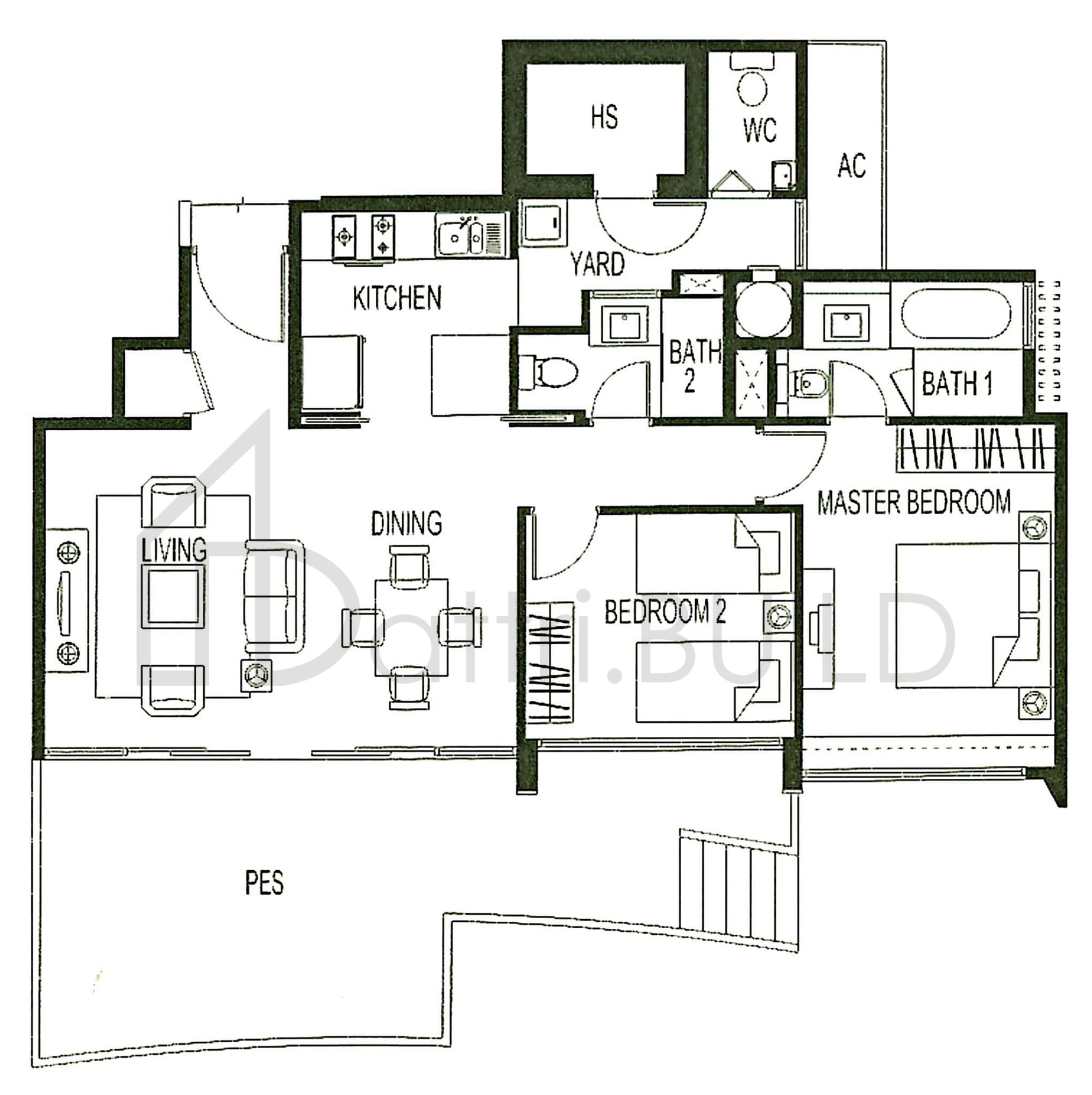 BELMOND GREEN A3p floorplan (watermarked)