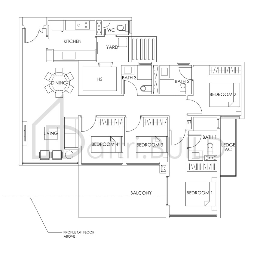 BEDOK RESIDENCES D1a (M)(T) floorplan (watermarked)