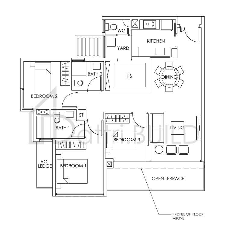 BEDOK RESIDENCES C1b (T) floorplan (watermarked)