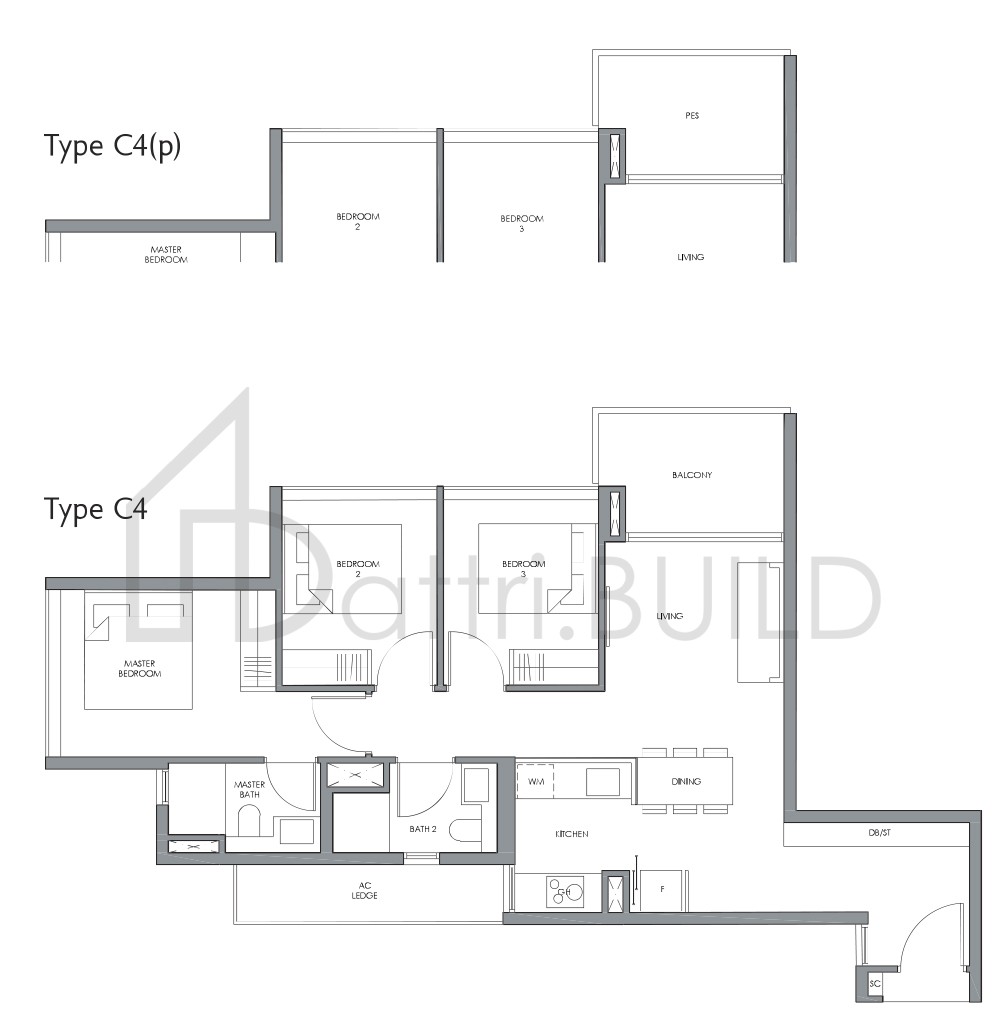 FOURTH AVENUE RESIDENCES C4 floorplan (watermarked)