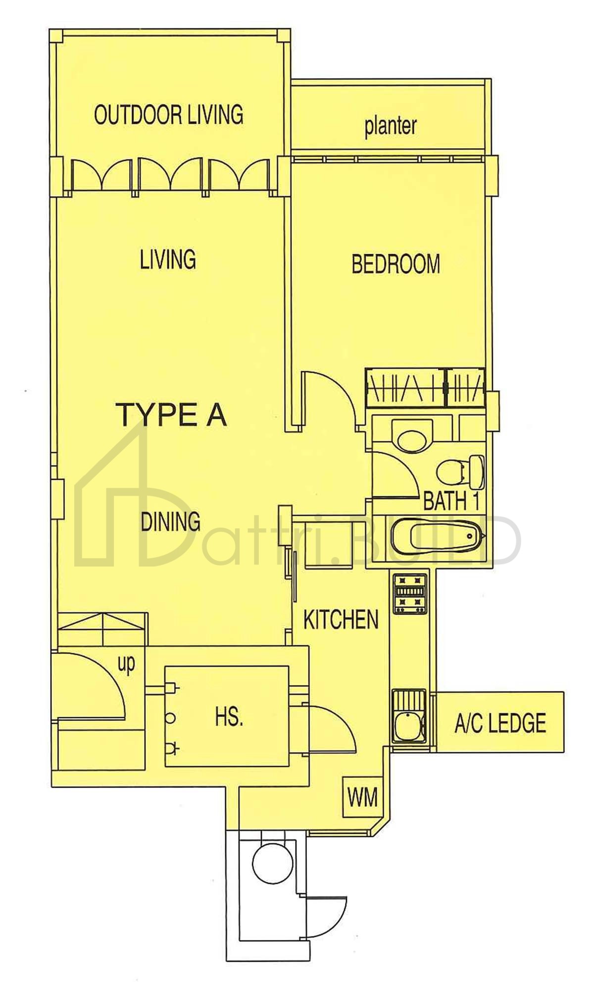 THE VINES A floorplan (watermarked)